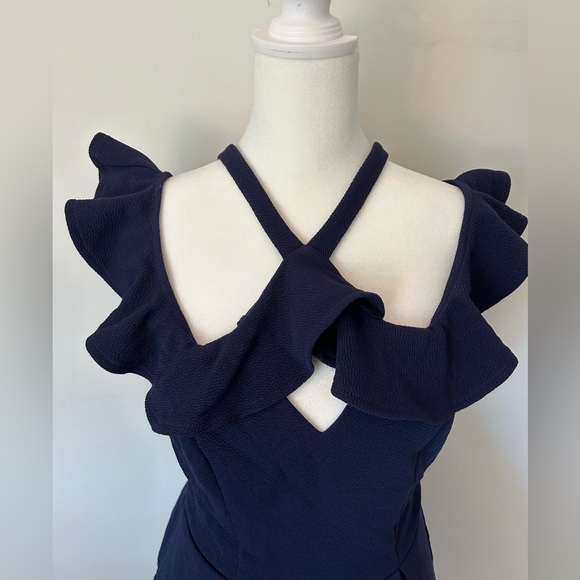 Navy Mini Dress, XS, fit& flare, mini, NWT, Francesca’s - Picture 2 of 4